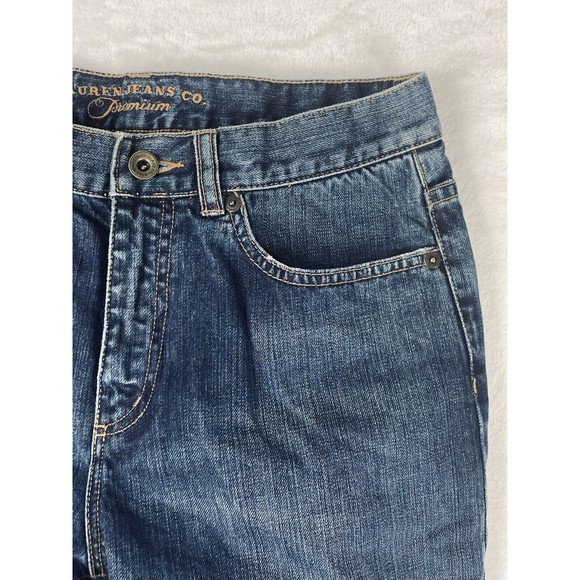 Lauren Jeans‎ Co. Premium Womens Jeans Mid Rise Blue Denim Size 4 - Picture 4 of 16